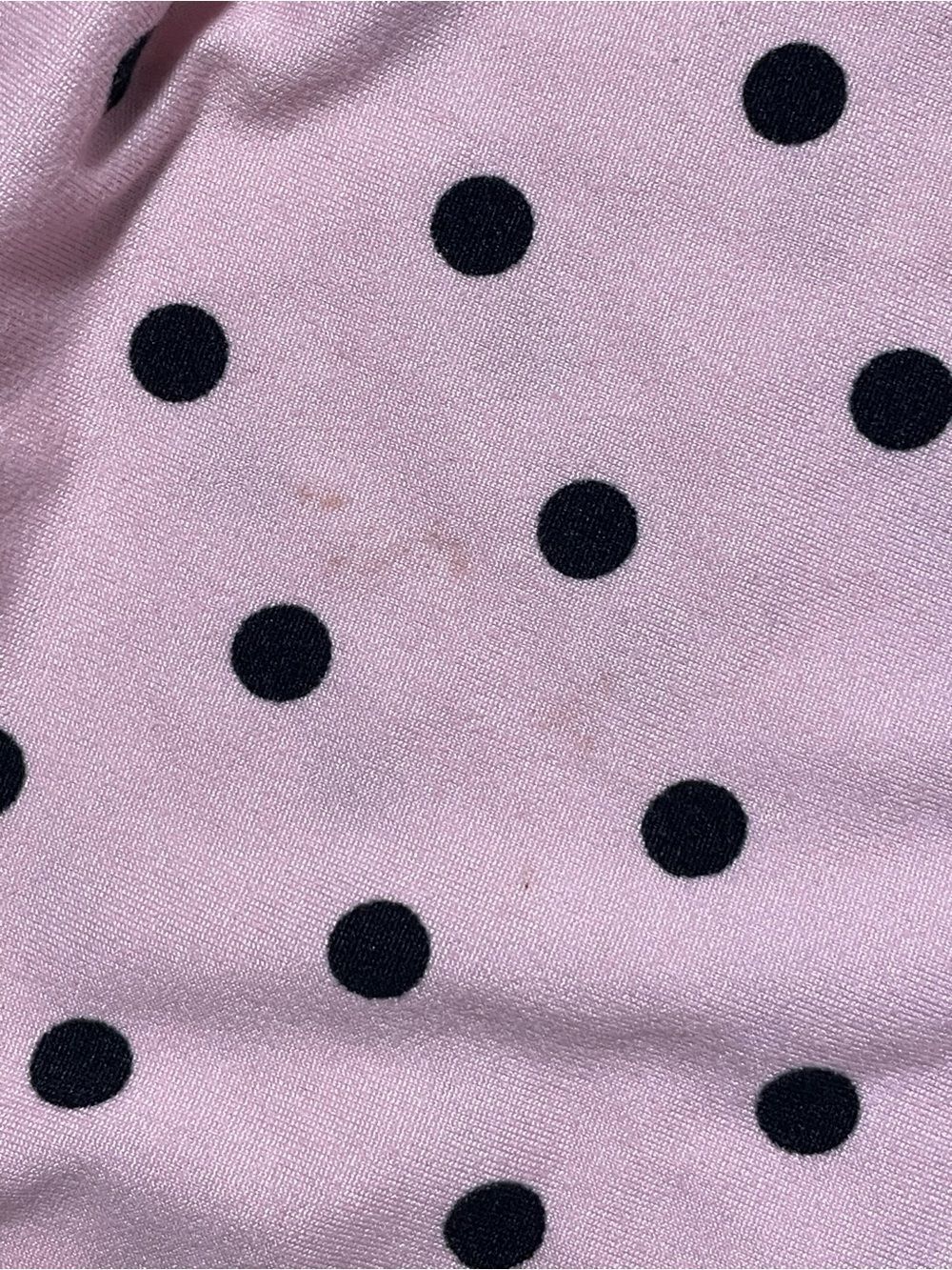 Joyspun Pink & Black Polka Dot Lace-Trim Chemise - XL - Dreamy Soft Collection - Picture 13 of 16